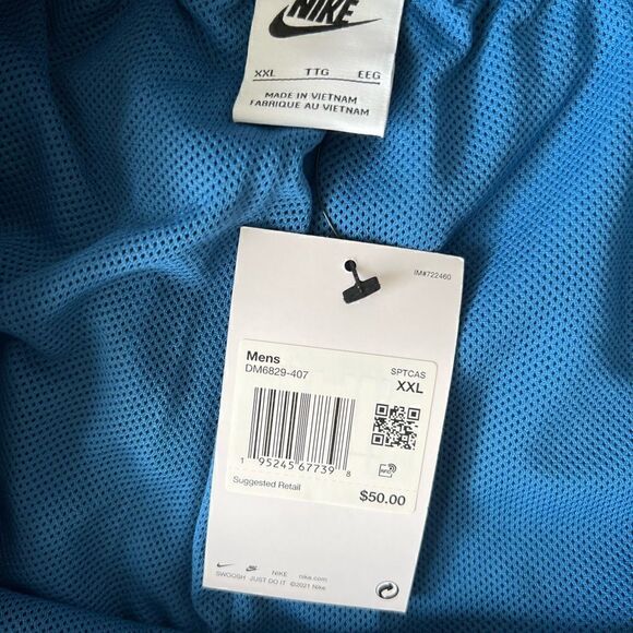 Nike Club Woven Lined Flow Shorts Men's Sports Casual - Picture 4 of 9